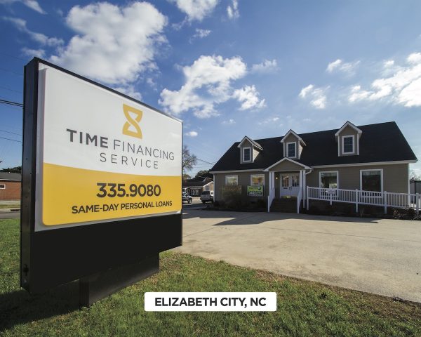 Exterior of Time Financing Service in Elizabeth City, NC