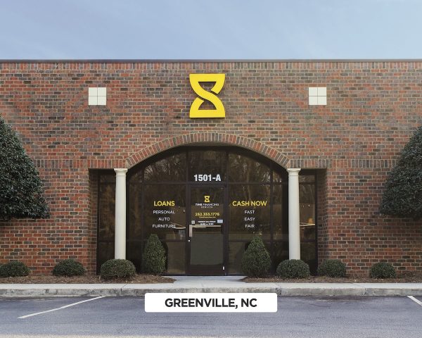 Exterior of Time Financing Service in Greenville, NC