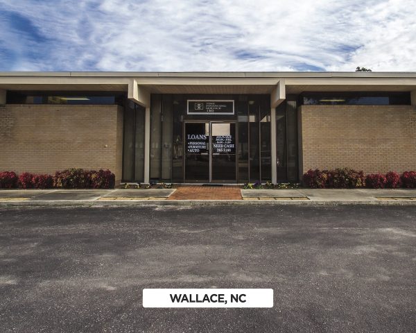 Exterior of Time Financing Service in Wallace, NC